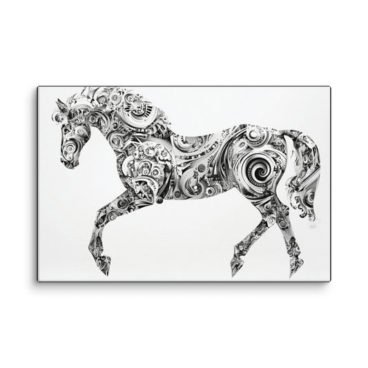 Mechanized Elegance 12″×18″