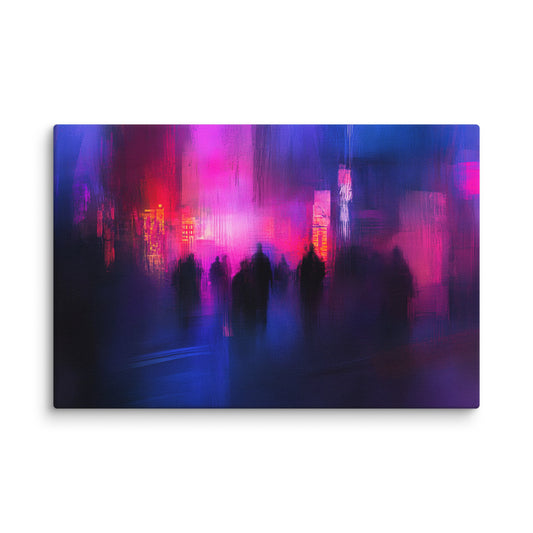 Neon Shadows 12″×18″