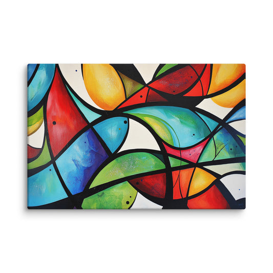 Fractured Hues 12″×18″
