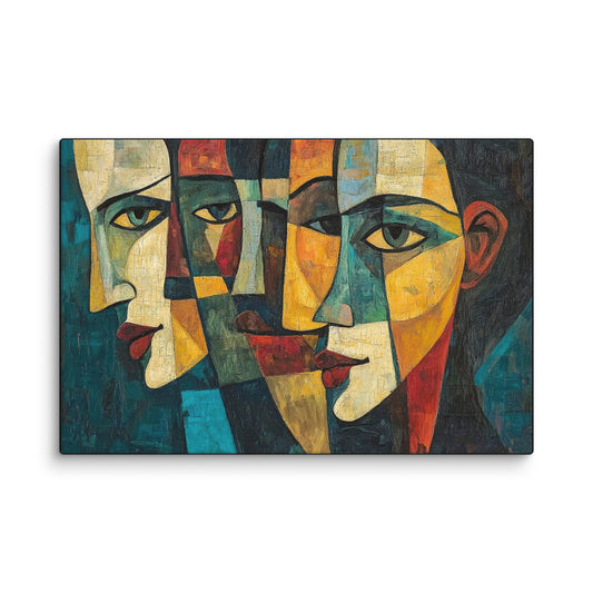 Mosaic of Faces 12″×18″