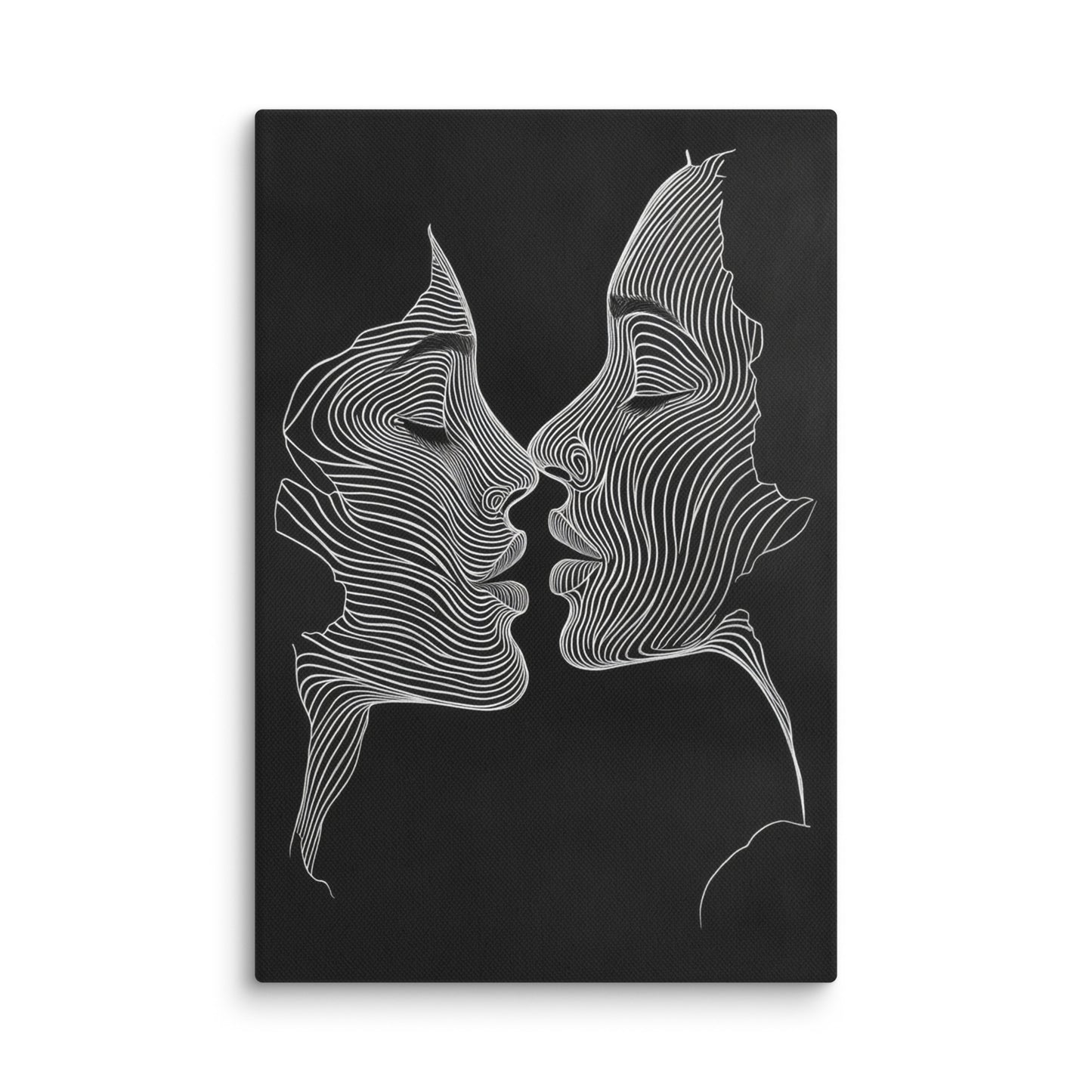 Whispered Secrets - Canvas Wall Art | Abstract, Colorful & Surreal Prints