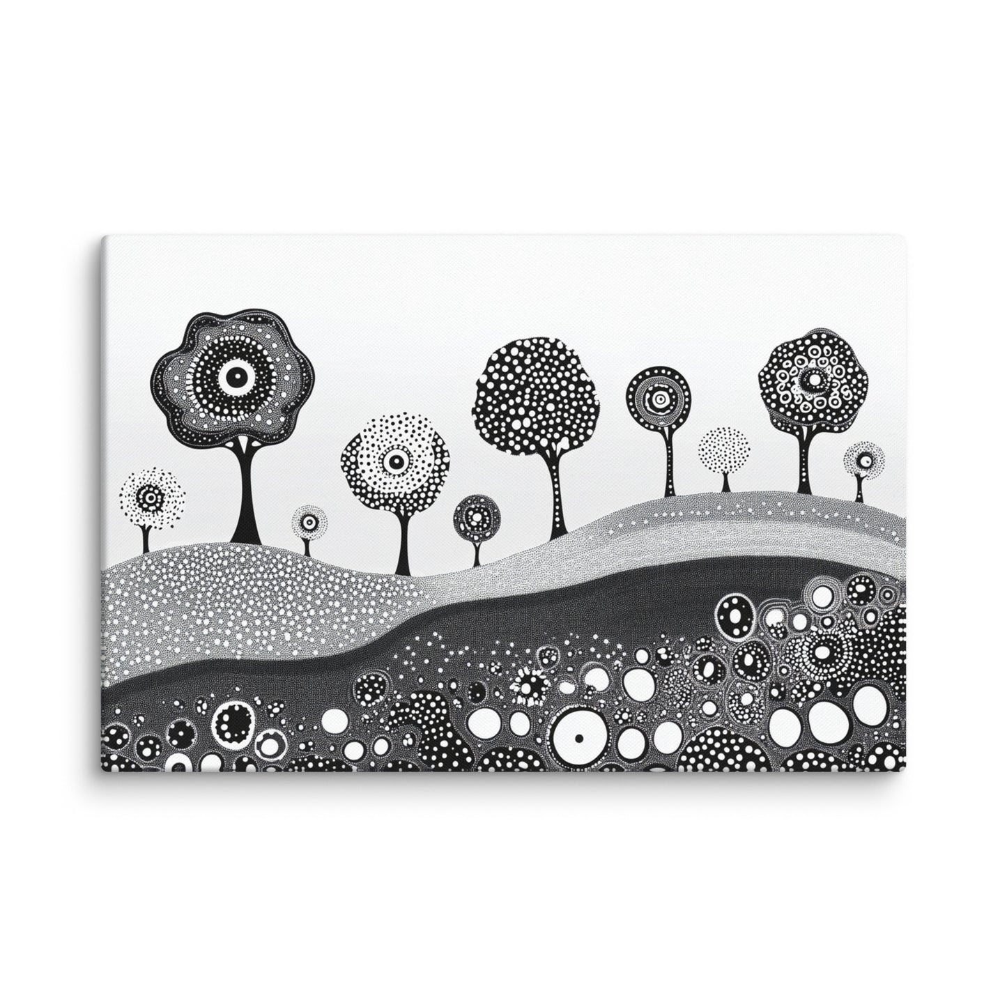 Whimsical Grove - Canvas Wall Art | Abstract, Colorful & Surreal Prints