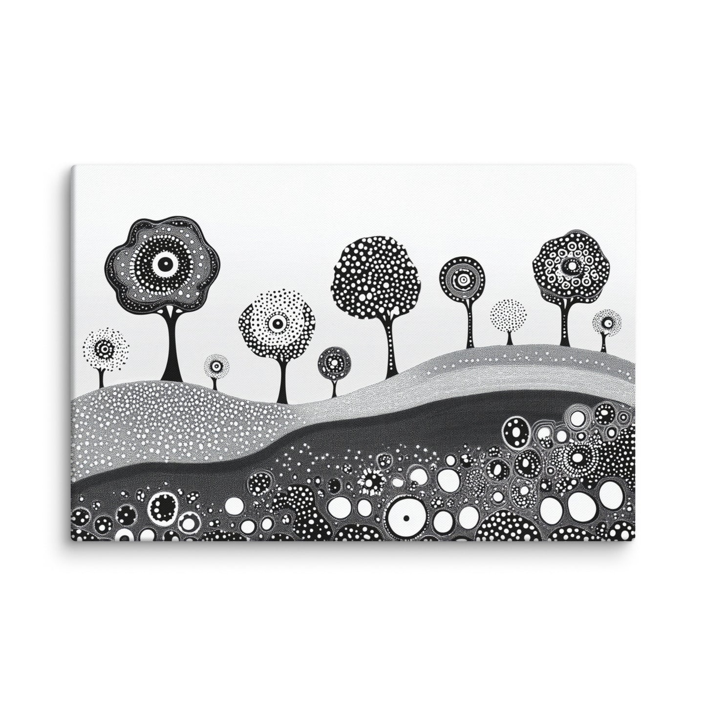 Whimsical Grove - Canvas Wall Art | Abstract, Colorful & Surreal Prints