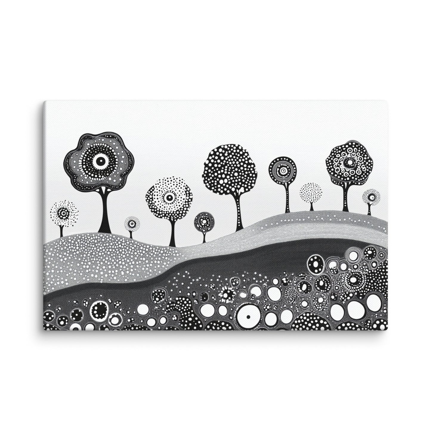 Whimsical Grove - Canvas Wall Art | Abstract, Colorful & Surreal Prints
