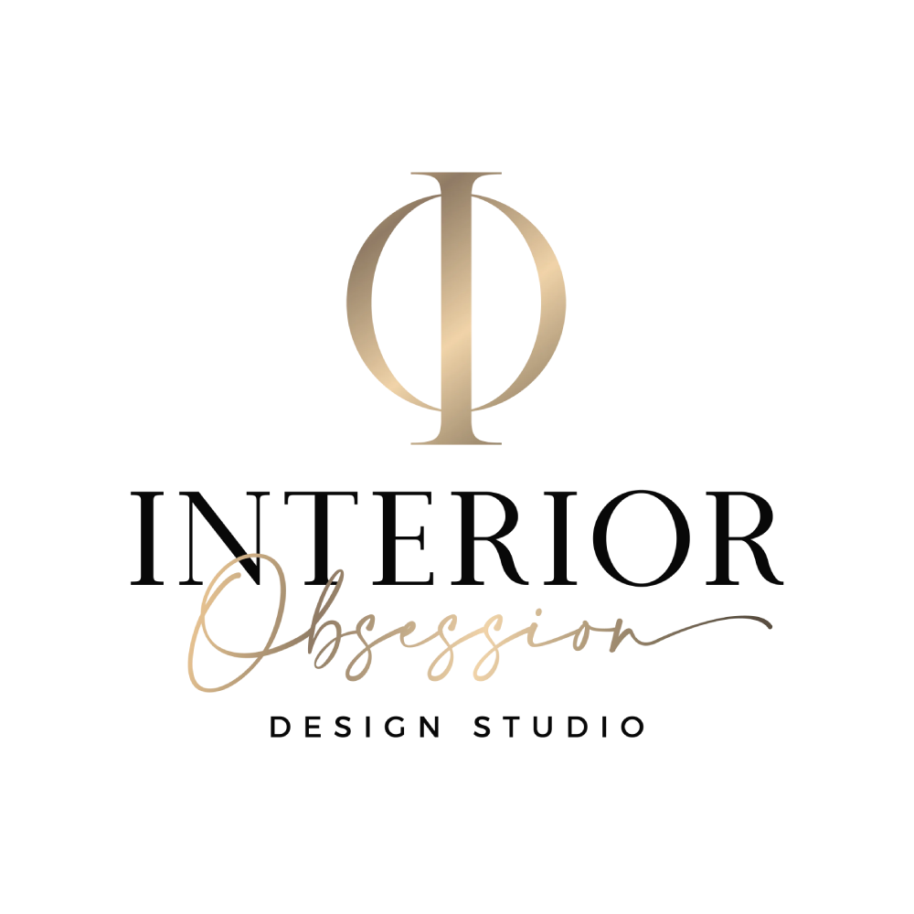 Logo of Interior Obsession Design Studio with a stylized letter 'O' on a white background.