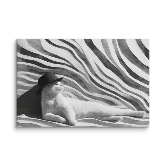 Zen Feline - Canvas Wall Art