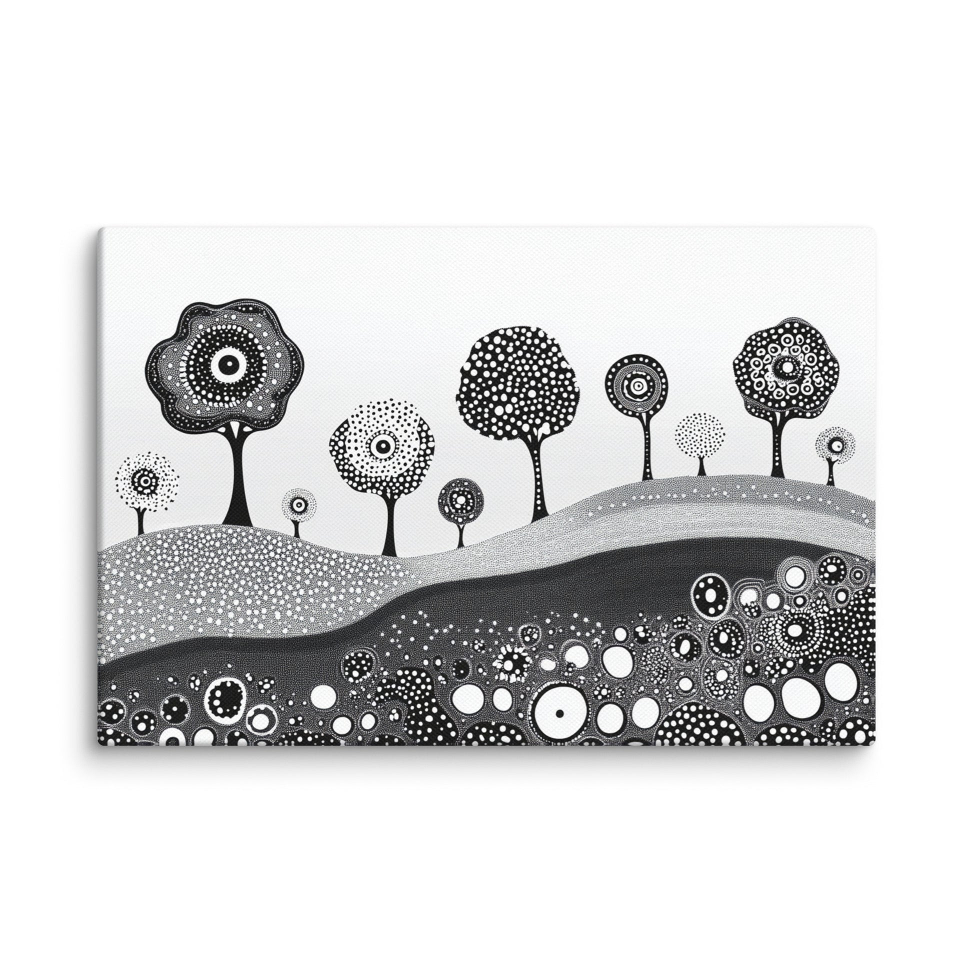 Whimsical Grove - Canvas Wall Art | Abstract, Colorful & Surreal Prints
