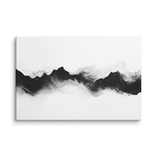 Monochrome Summits 12″×18″