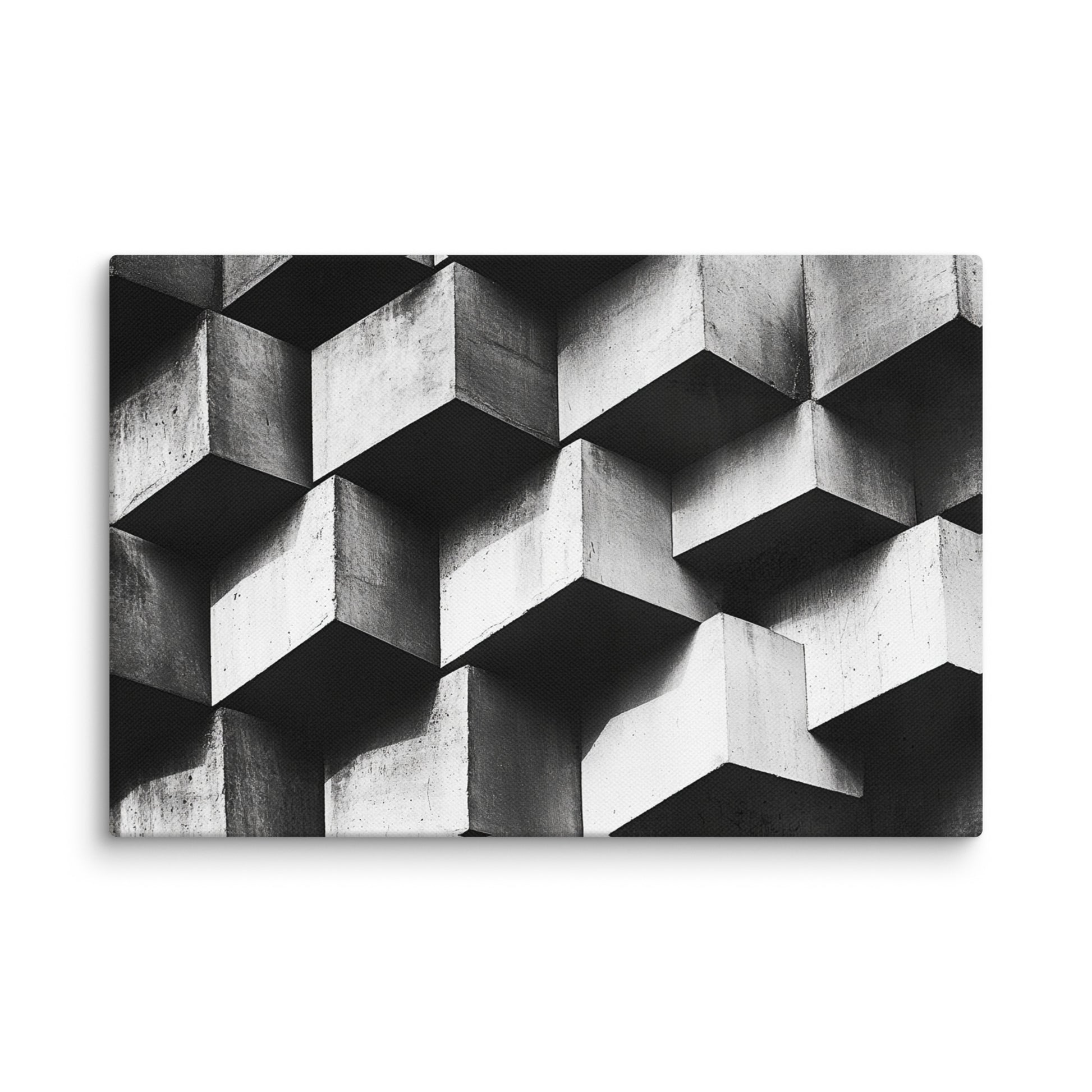 Monochrome Cube 12″×18″