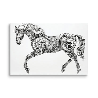 Mechanized Elegance 12″×18″
