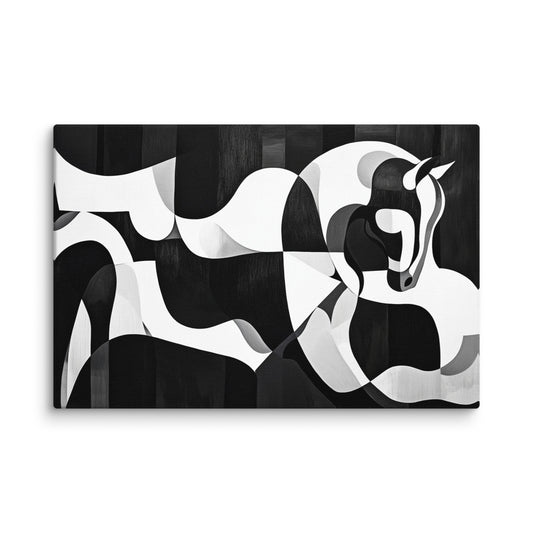 Bull Abstraction 12″×18″