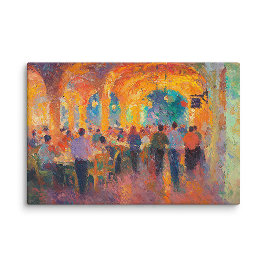 Golden Gatherings 12″×18″