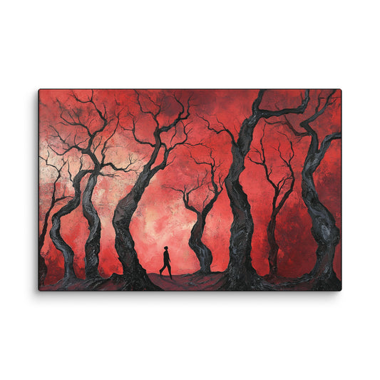 Crimson Grove 12″×18″