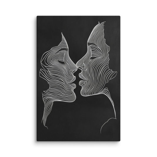 Whispered Secrets - Canvas Wall Art | Abstract, Colorful & Surreal Prints