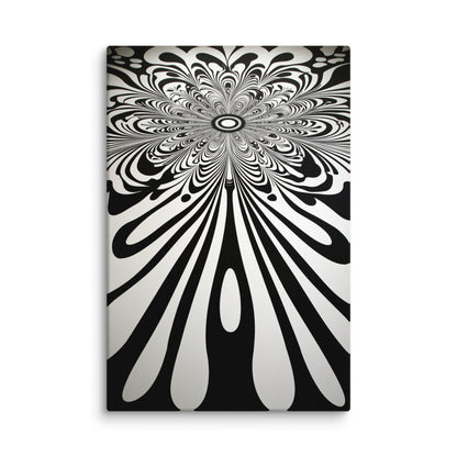 Radial Bloom 12″×18″