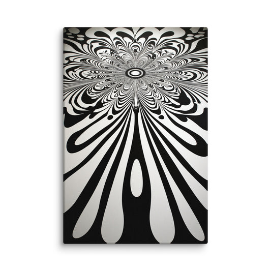 Radial Bloom 12″×18″