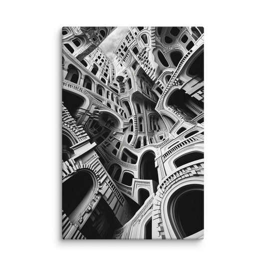 Labyrinthine Arches 12″×18″