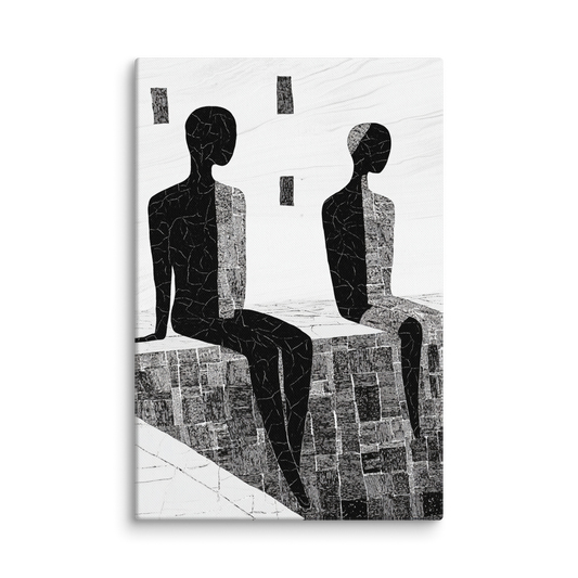 Fractured Bathhouse 12″×18″