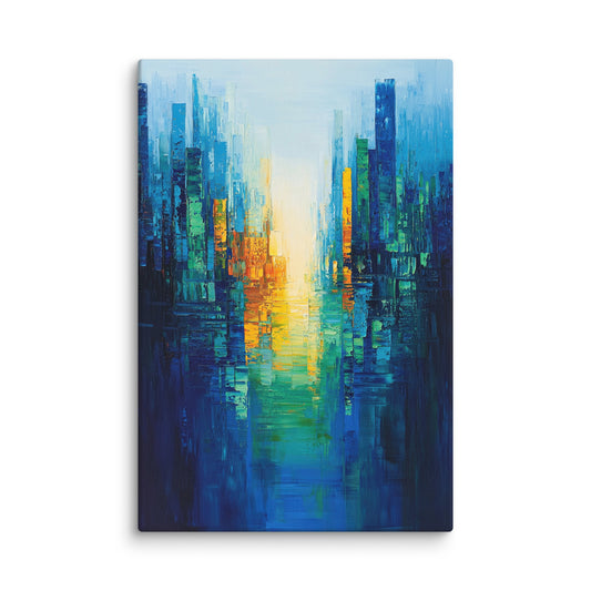 Metropolis of Hues 12″×18″