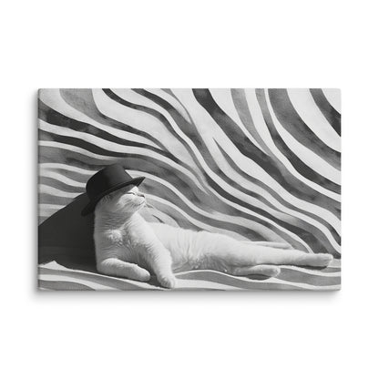 Zen Feline - Canvas Wall Art