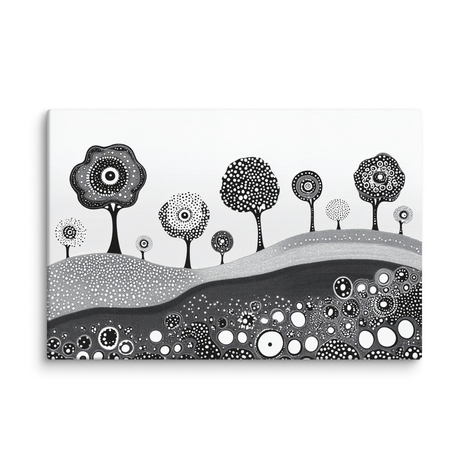 Whimsical Grove - Canvas Wall Art | Abstract, Colorful & Surreal Prints