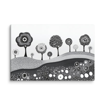 Whimsical Grove - Canvas Wall Art | Abstract, Colorful & Surreal Prints