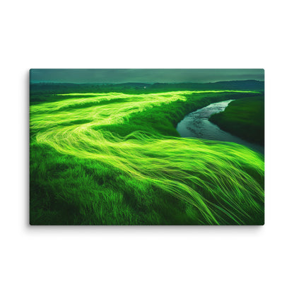 Whispering Meadows - Canvas Wall Art | Abstract, Colorful & Surreal Prints