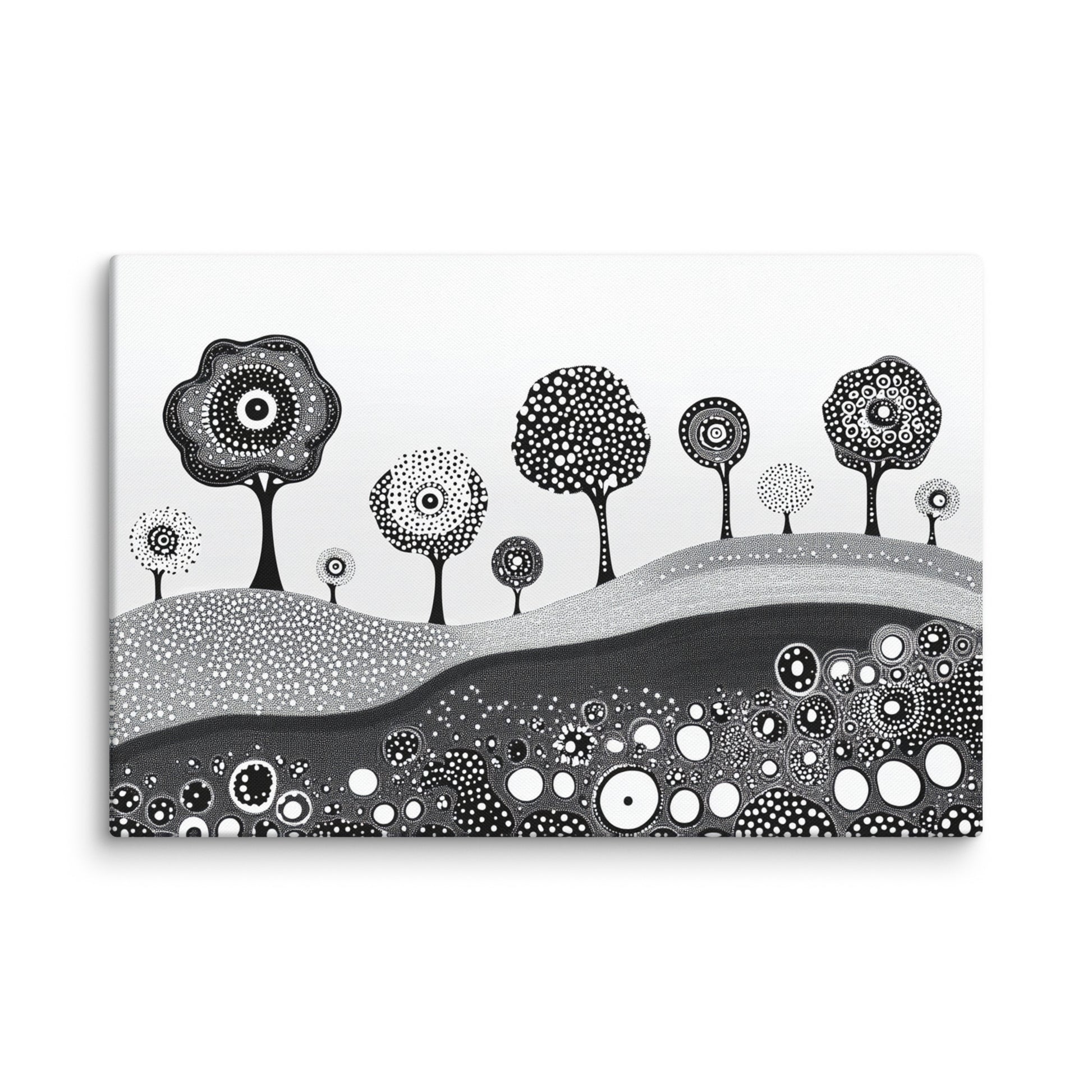 Whimsical Grove - Canvas Wall Art | Abstract, Colorful & Surreal Prints