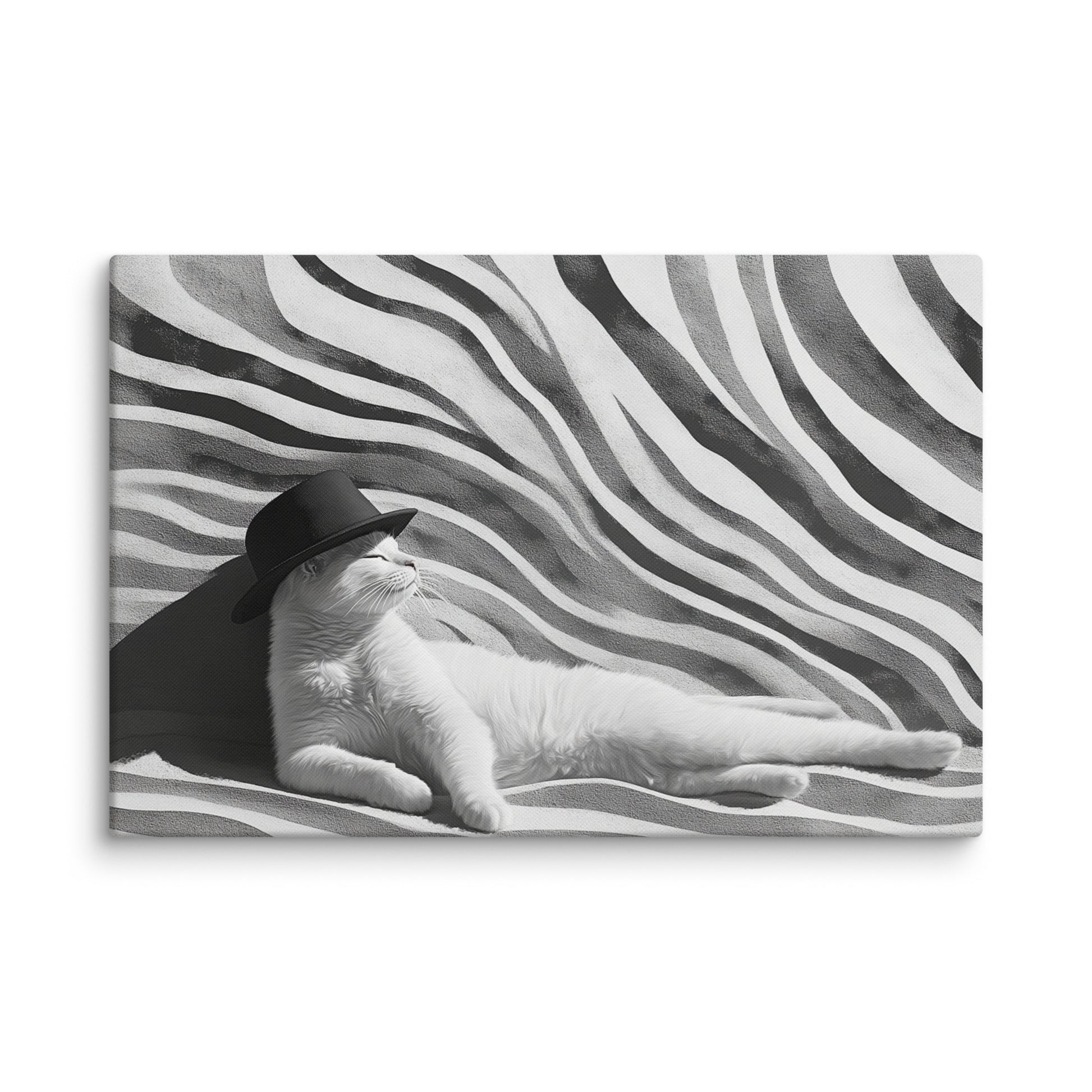 Zen Feline - Canvas Wall Art