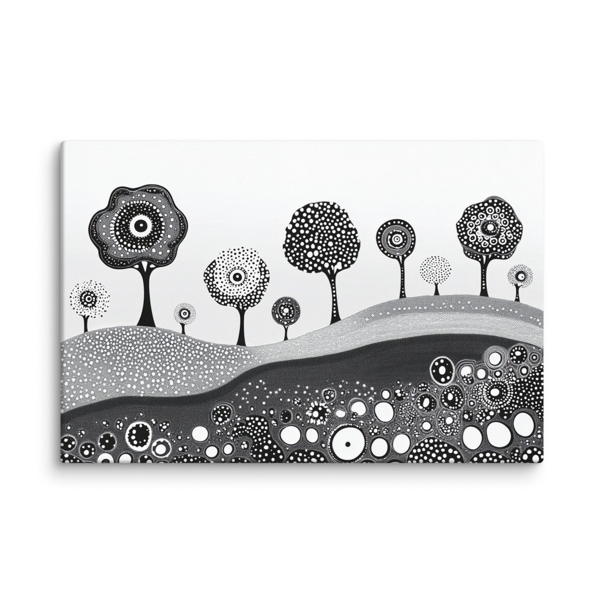 Whimsical Grove - Canvas Wall Art | Abstract, Colorful & Surreal Prints