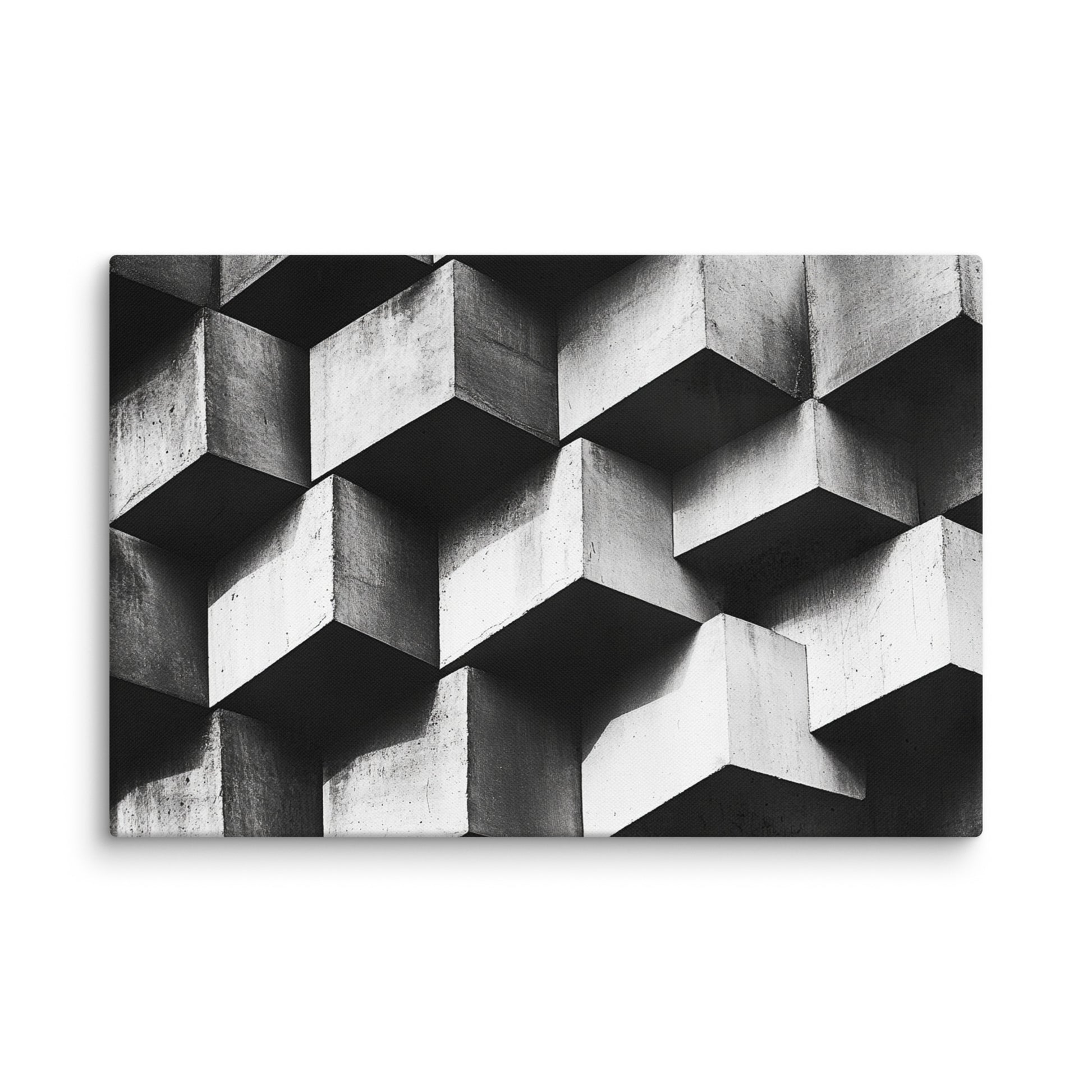 Monochrome Cube 24″×36″