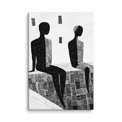 Fractured Bathhouse 24″×36″