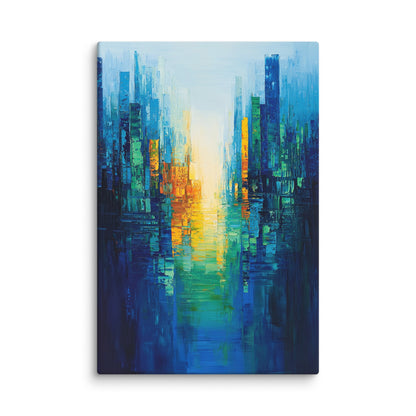 Metropolis of Hues 24″×36″