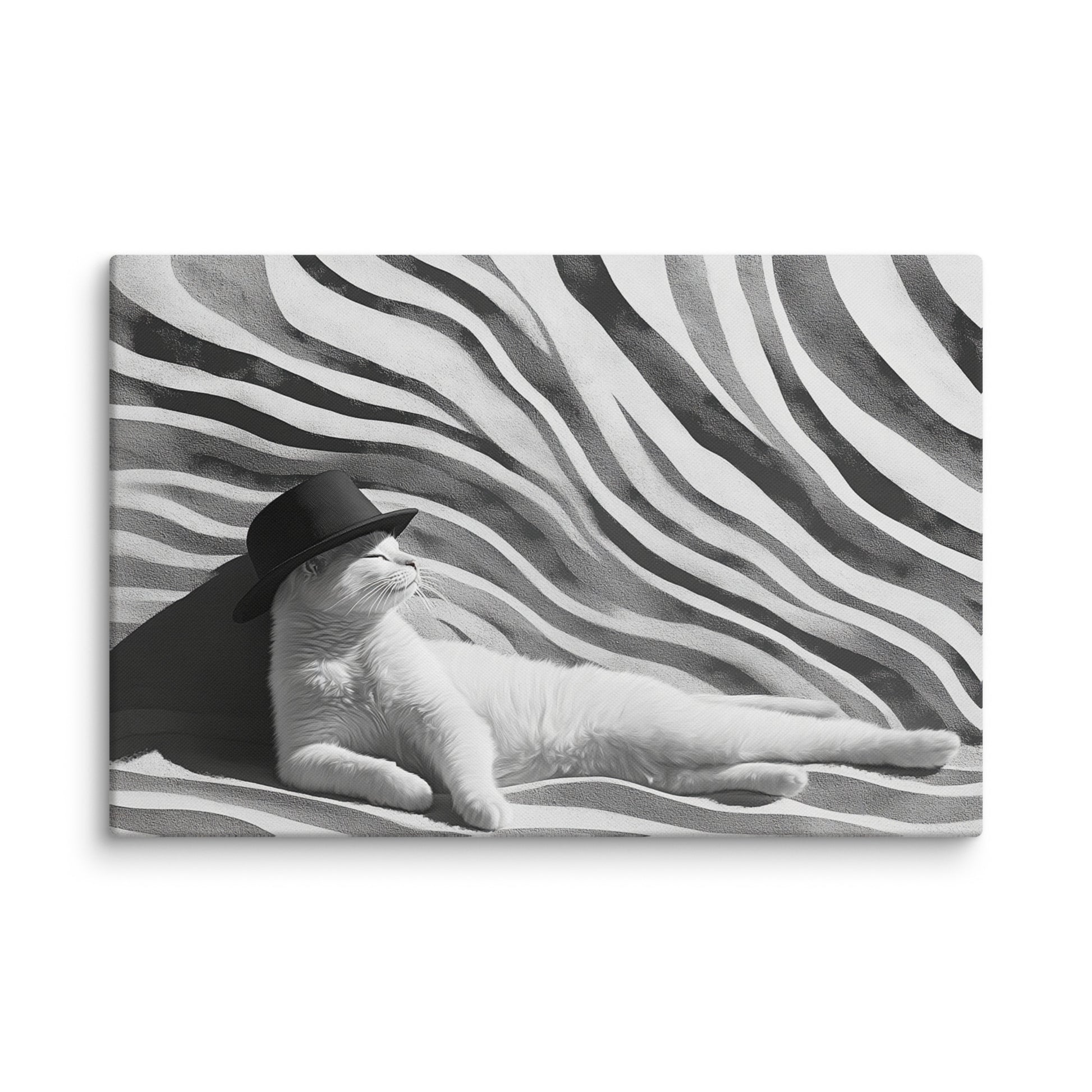 Zen Feline - Canvas Wall Art
