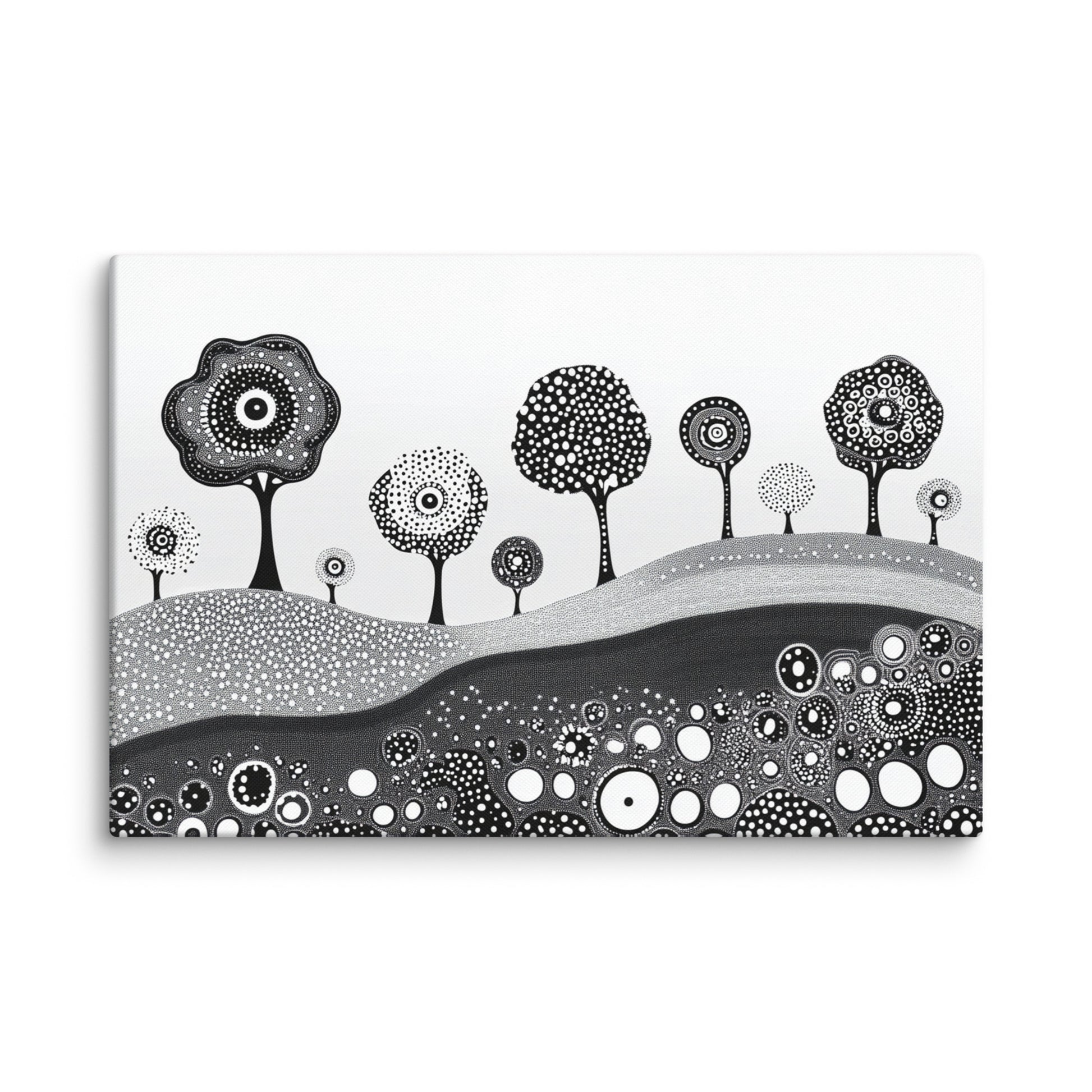 Whimsical Grove - Canvas Wall Art | Abstract, Colorful & Surreal Prints