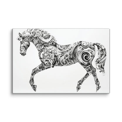Mechanized Elegance 32″×48″