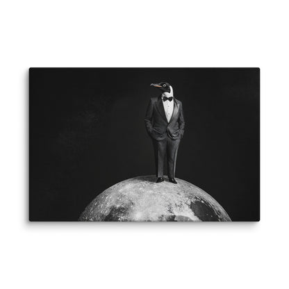 Lunar Penguin 32″×48″