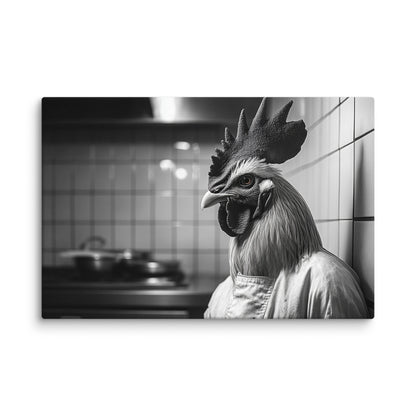 Chef Rooster in the Kitchen 32″×48″