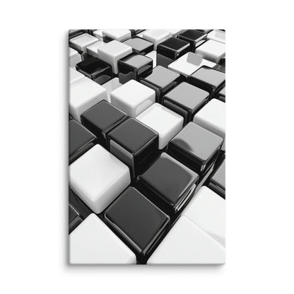 Monochrome Mosaic 32″×48″