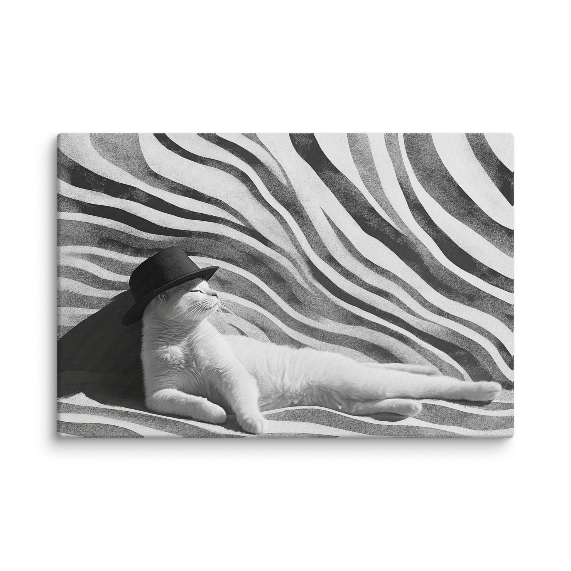 Zen Feline - Canvas Wall Art