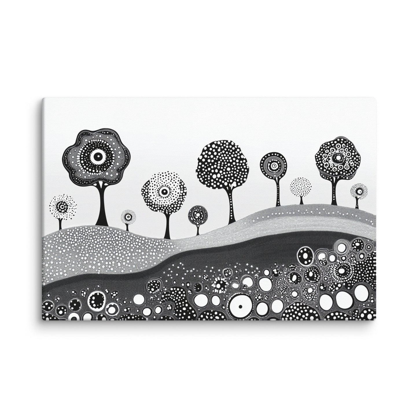 Whimsical Grove - Canvas Wall Art | Abstract, Colorful & Surreal Prints