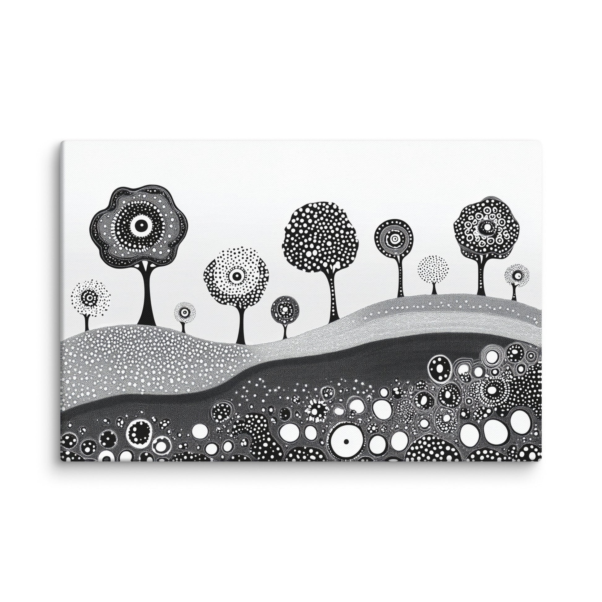 Whimsical Grove - Canvas Wall Art | Abstract, Colorful & Surreal Prints