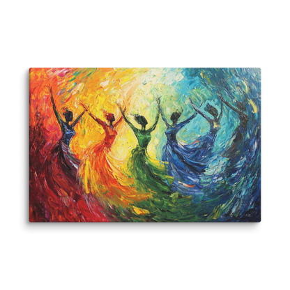 Spectrum Waltz 40″×60″