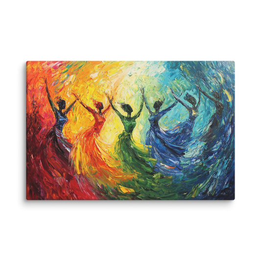 Spectrum Waltz 40″×60″