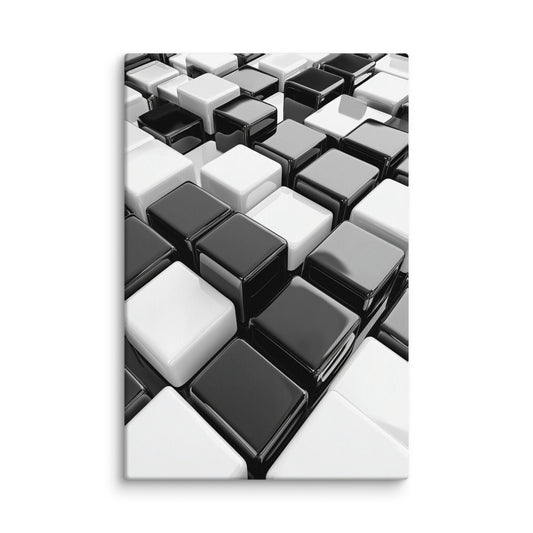 Monochrome Mosaic 40″×60″