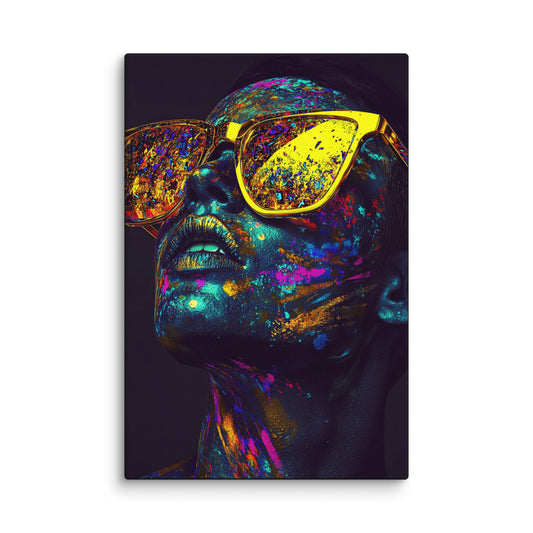 Neon Mirage 40″×60″