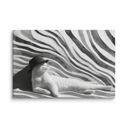 Zen Feline - Canvas Wall Art