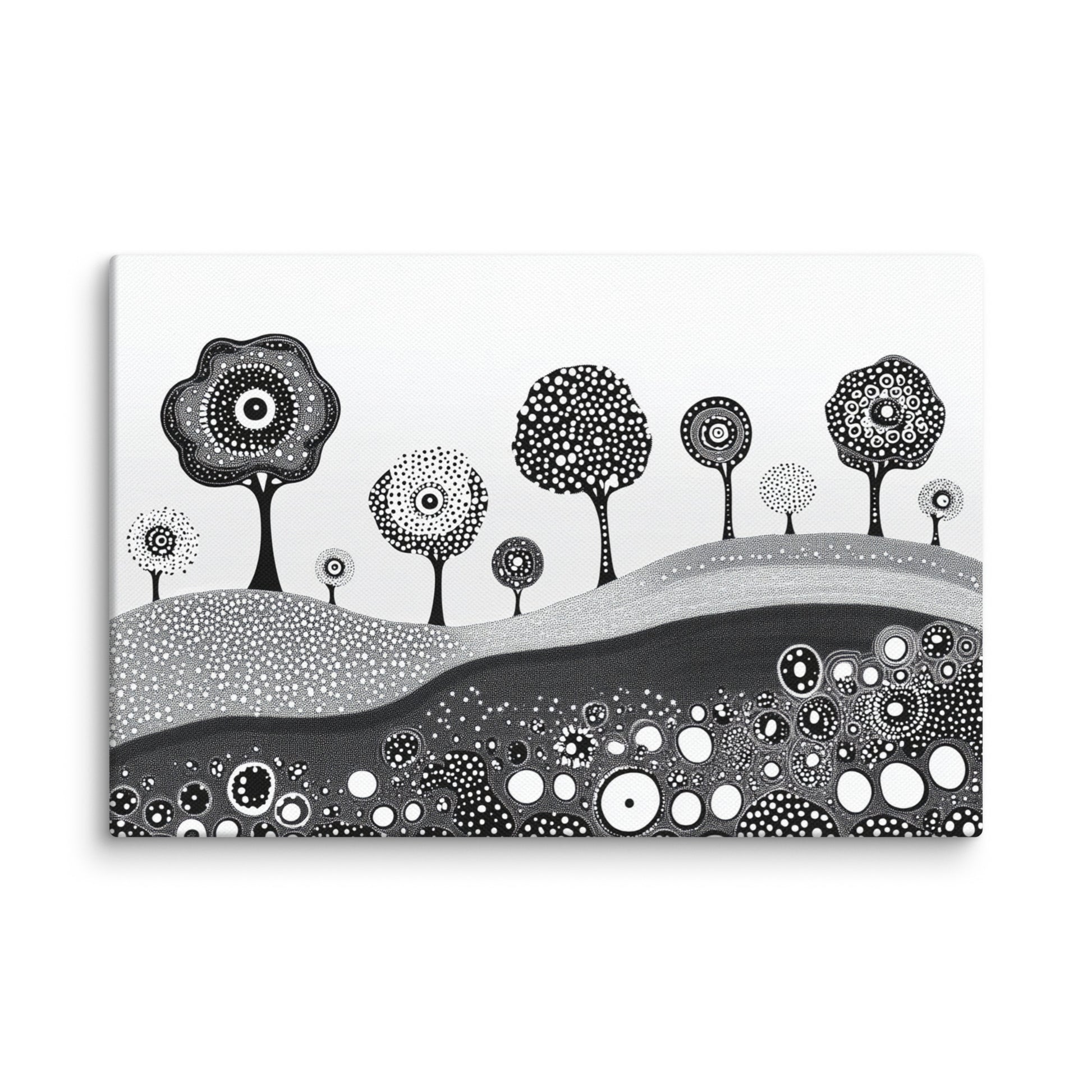 Whimsical Grove - Canvas Wall Art | Abstract, Colorful & Surreal Prints