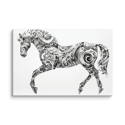 Mechanized Elegance 8″×12″