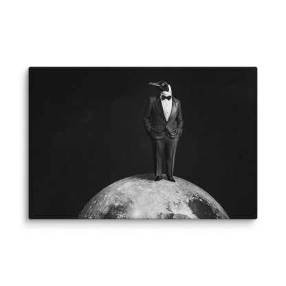Lunar Penguin 8″×12″